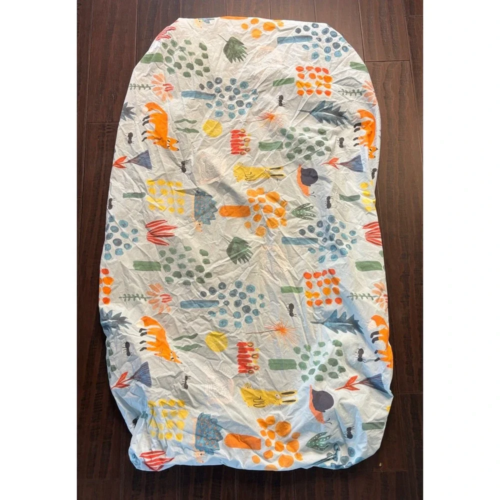 Pottery Barn Kids West Elm Woodland Fitted Crib Sheet Organic Cotton